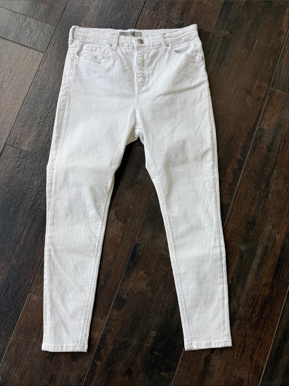 Topshop White Jamie Jeans